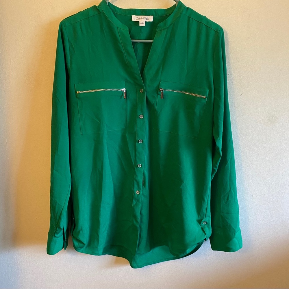 Calvin Klein Button Down Blouse